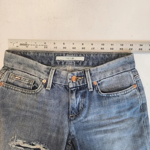 Joe's Jeans Women's Distressed Stardust Flair Houston Wash Size 24 - Picture 9 of 12